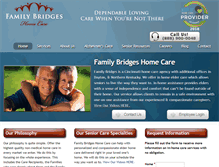Tablet Screenshot of familybridges.com